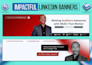 design a professional linkedin banner, cover, or header